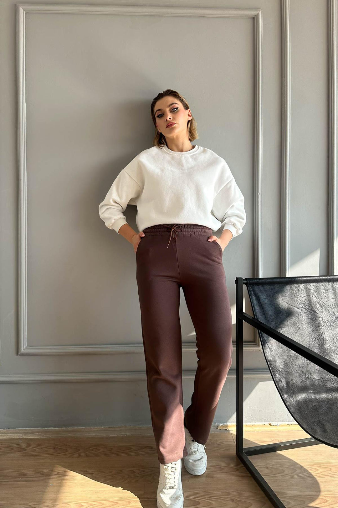 MPL Woman 3 Yarn Sweatpants Bottom 930 - Meridian