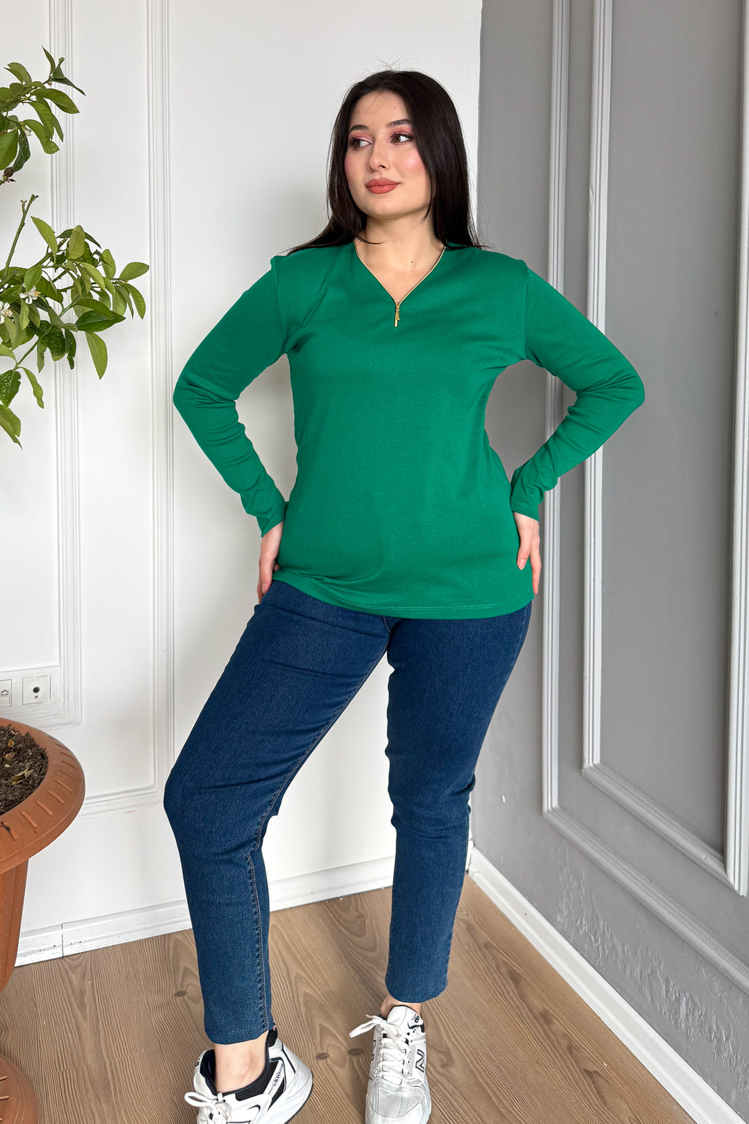 MPL Women's Half-Zip Blouse 0880 - Saarbrücken