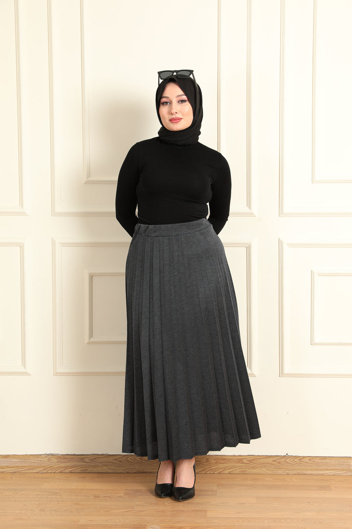 MPL LEATHER LOOK PLEATED SKIRT - Pueblo