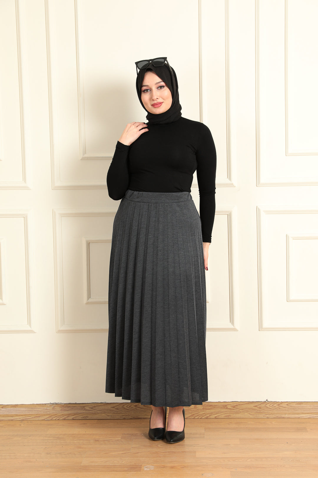 MPL LEATHER LOOK PLEATED SKIRT - Pueblo