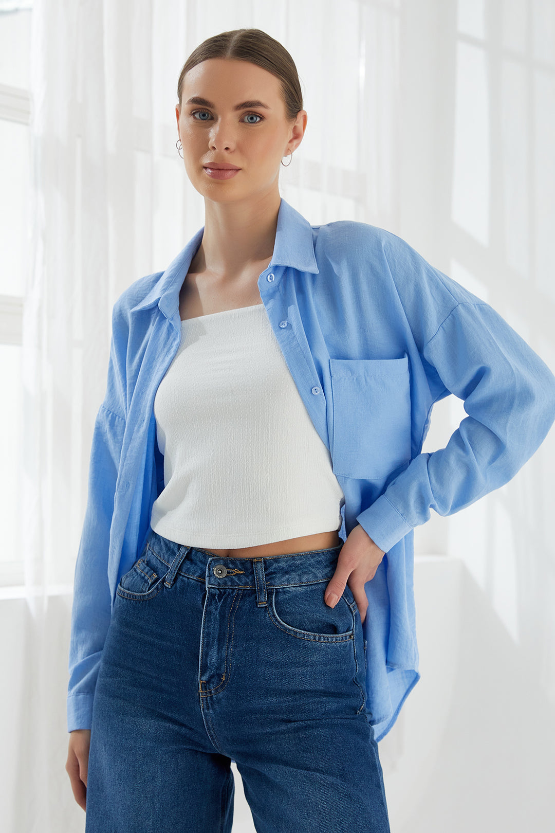 MPL Woman Linen Shirt 20153 - Kansas City