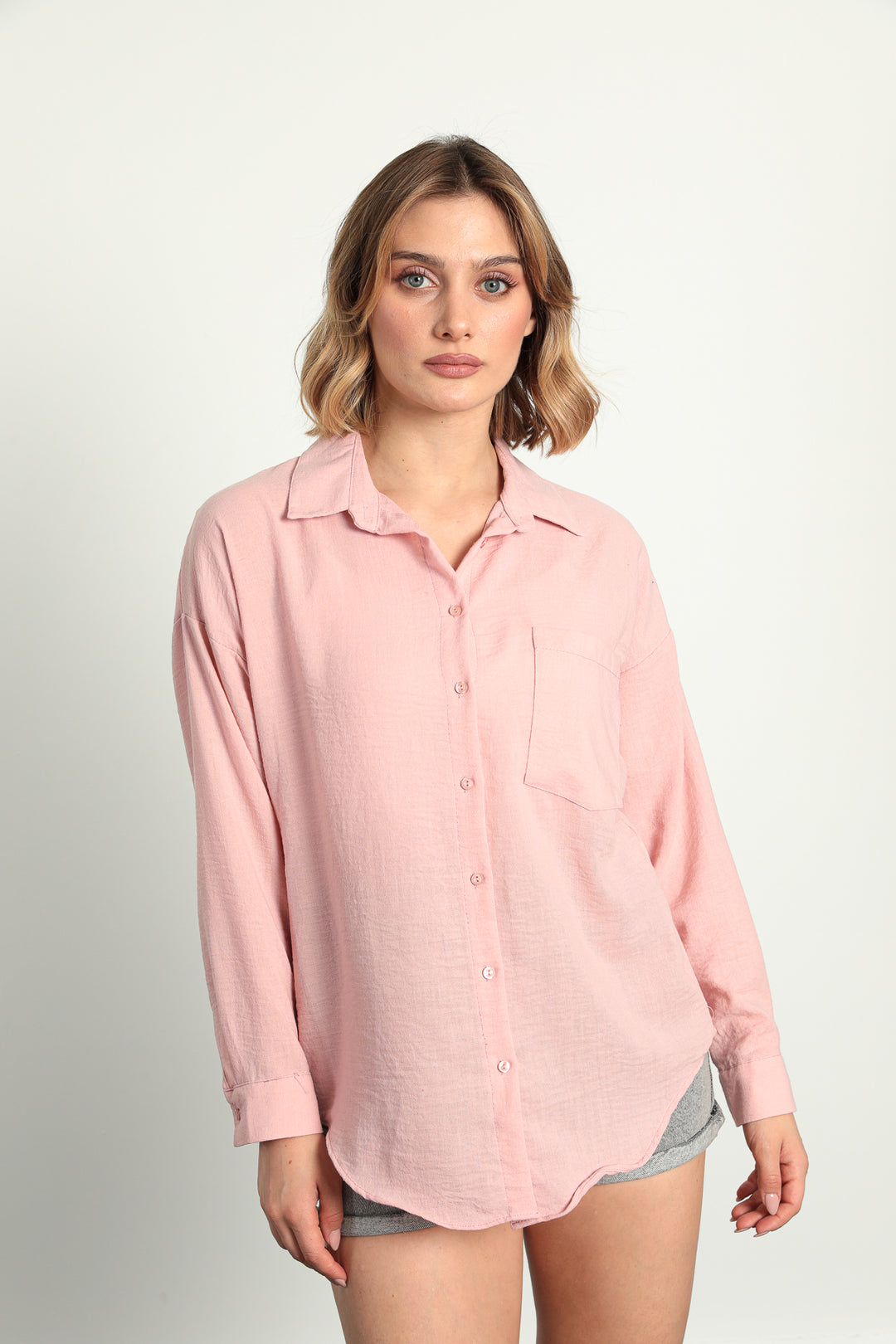 MPL Woman Linen Shirt 20153 - Palm Bay