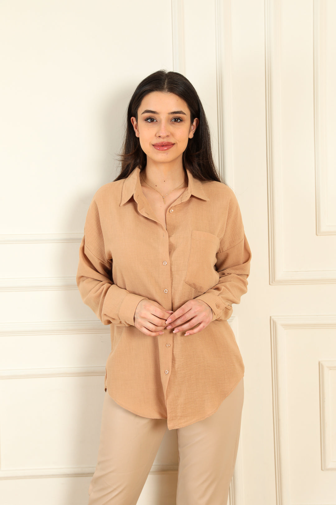 MPL Woman Linen Shirt 20153 - Hacienda Heights