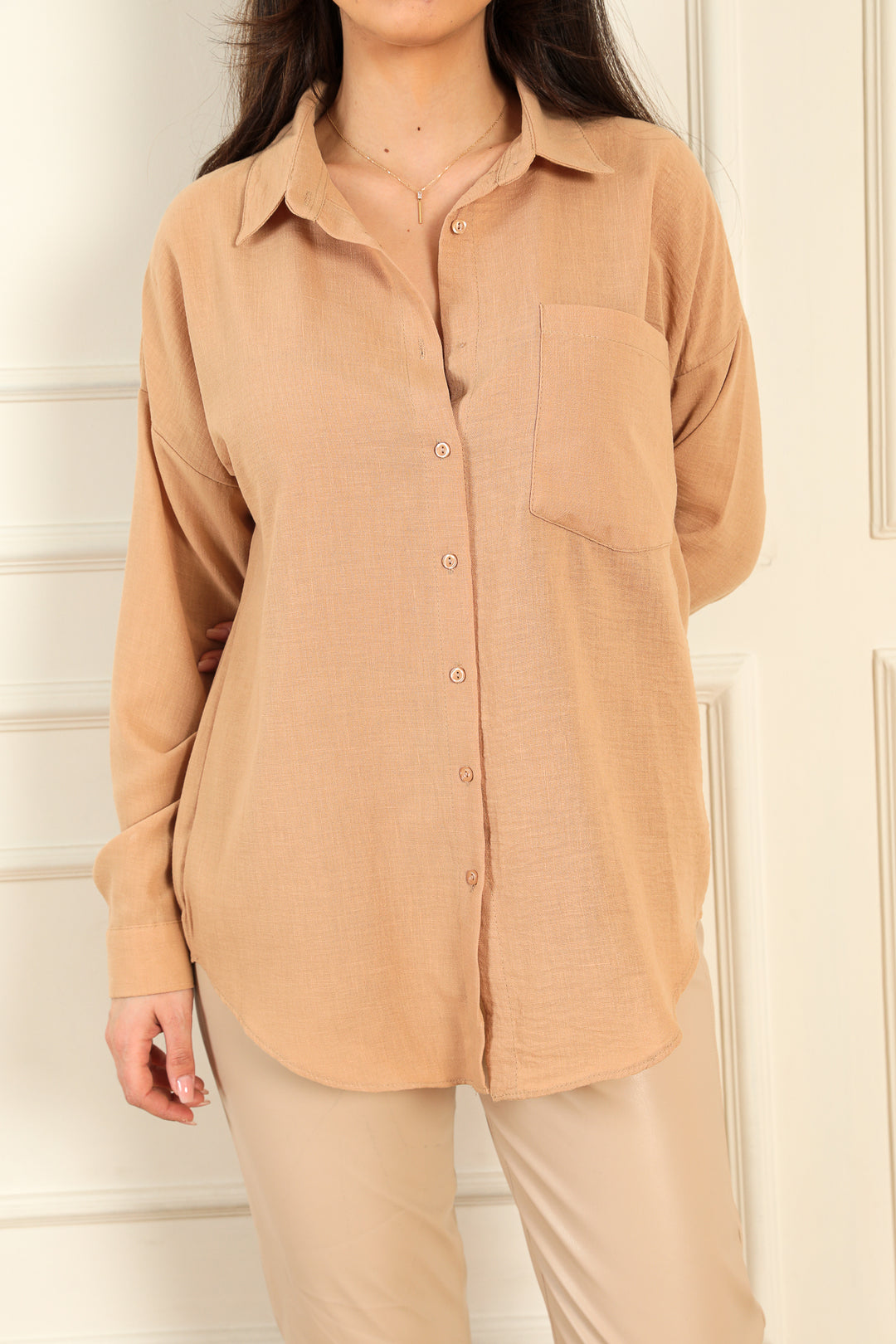 MPL Woman Linen Shirt 20153 - Hacienda Heights