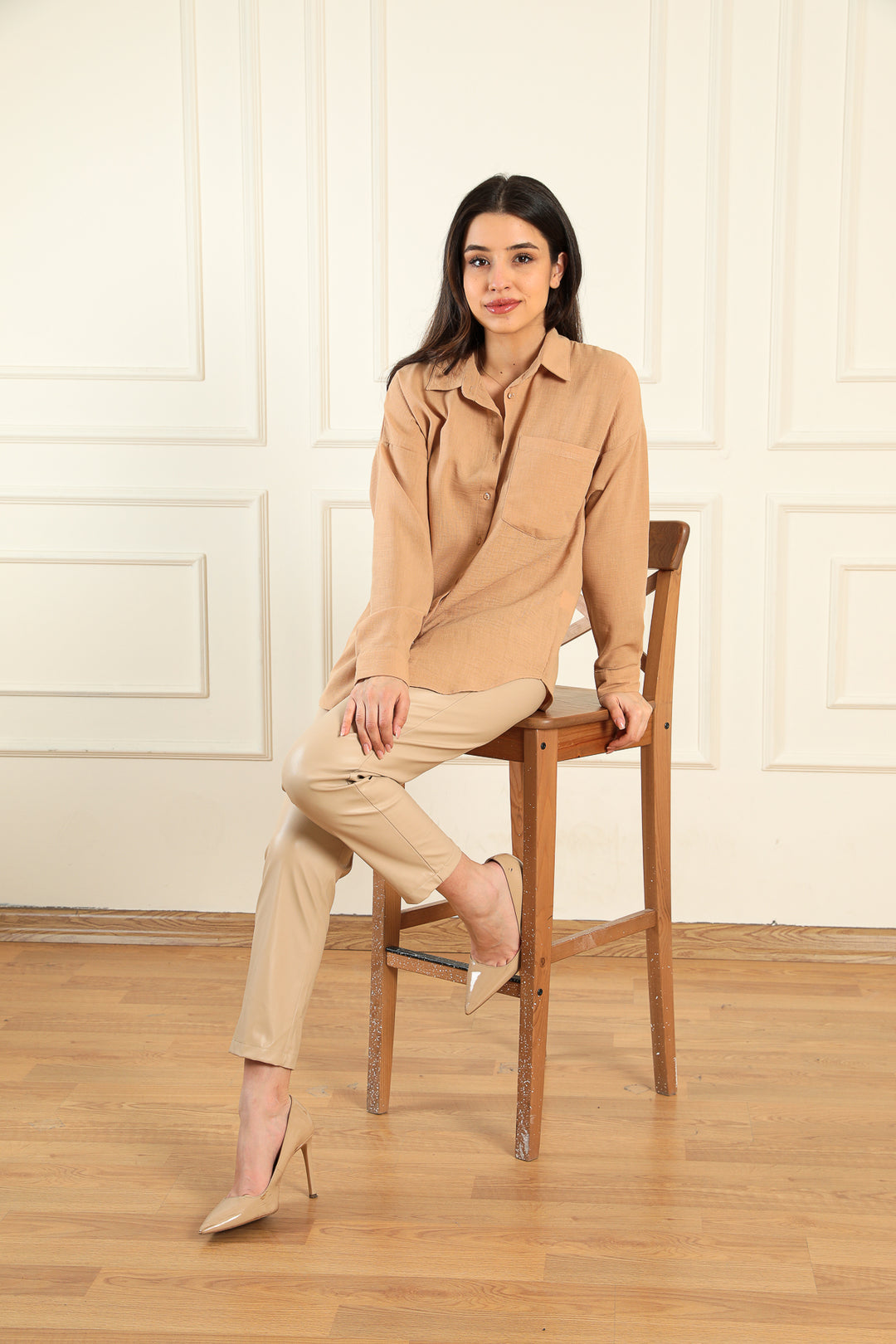 MPL Woman Linen Shirt 20153 - Hacienda Heights