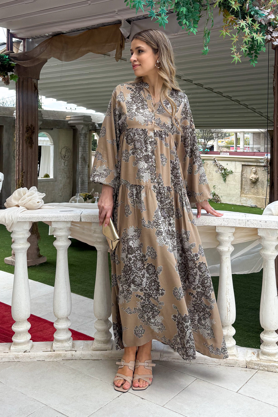 MPL Woman Patterned Dress 2423 - Brentwood