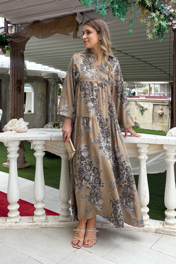 MPL Woman Patterned Dress 2423 - Brentwood