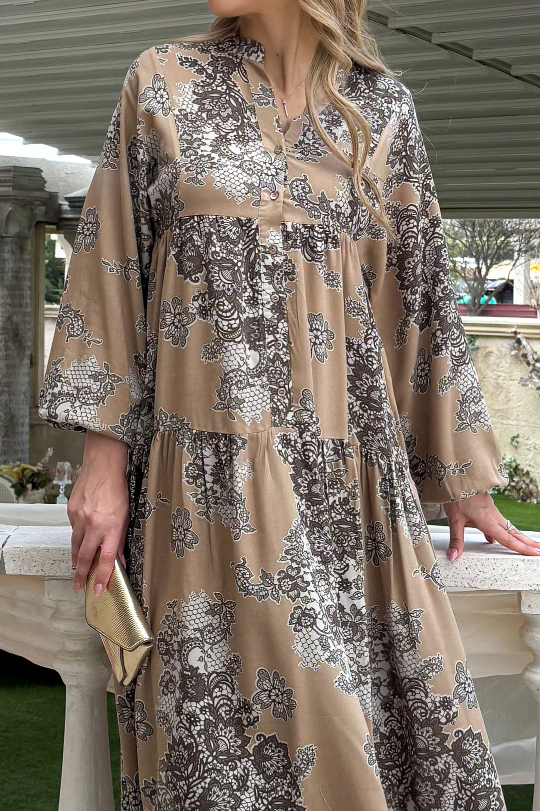 MPL Woman Patterned Dress 2423 - Brentwood
