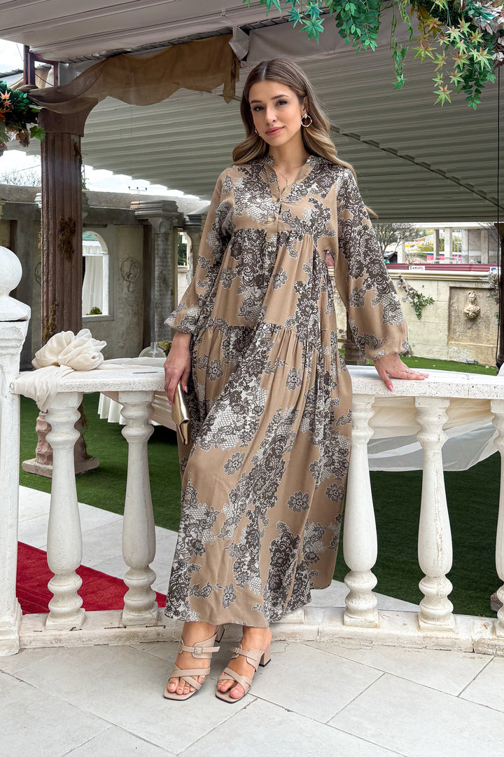 MPL Woman Patterned Dress 2423 - Brentwood