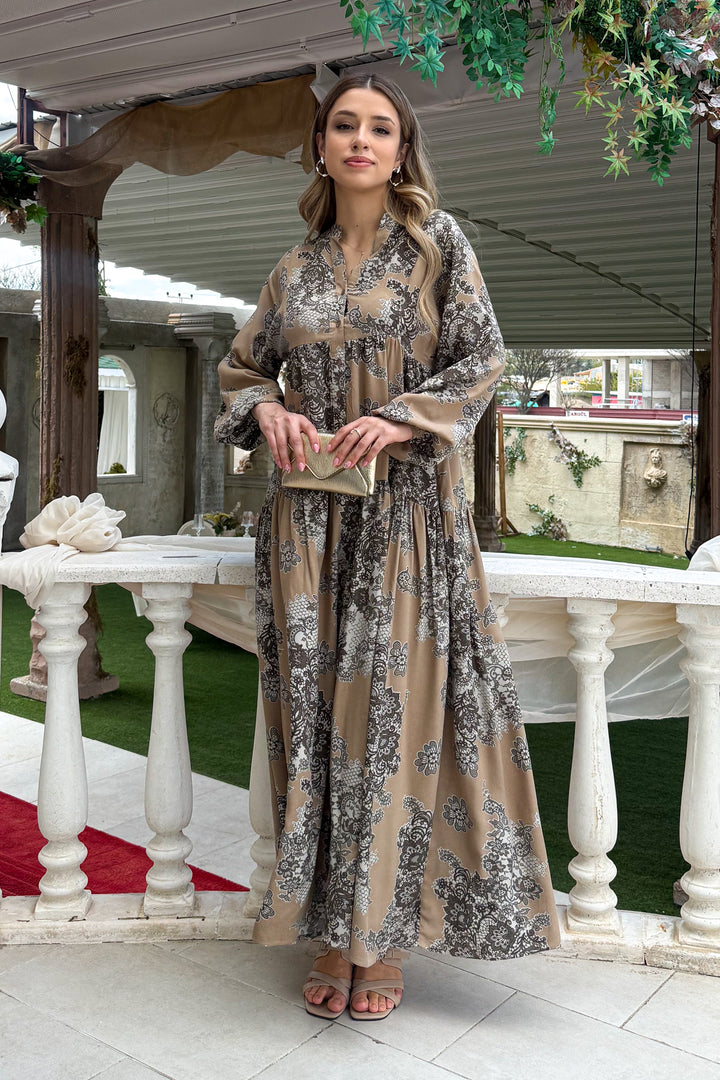 MPL Woman Patterned Dress 2423 - Brentwood