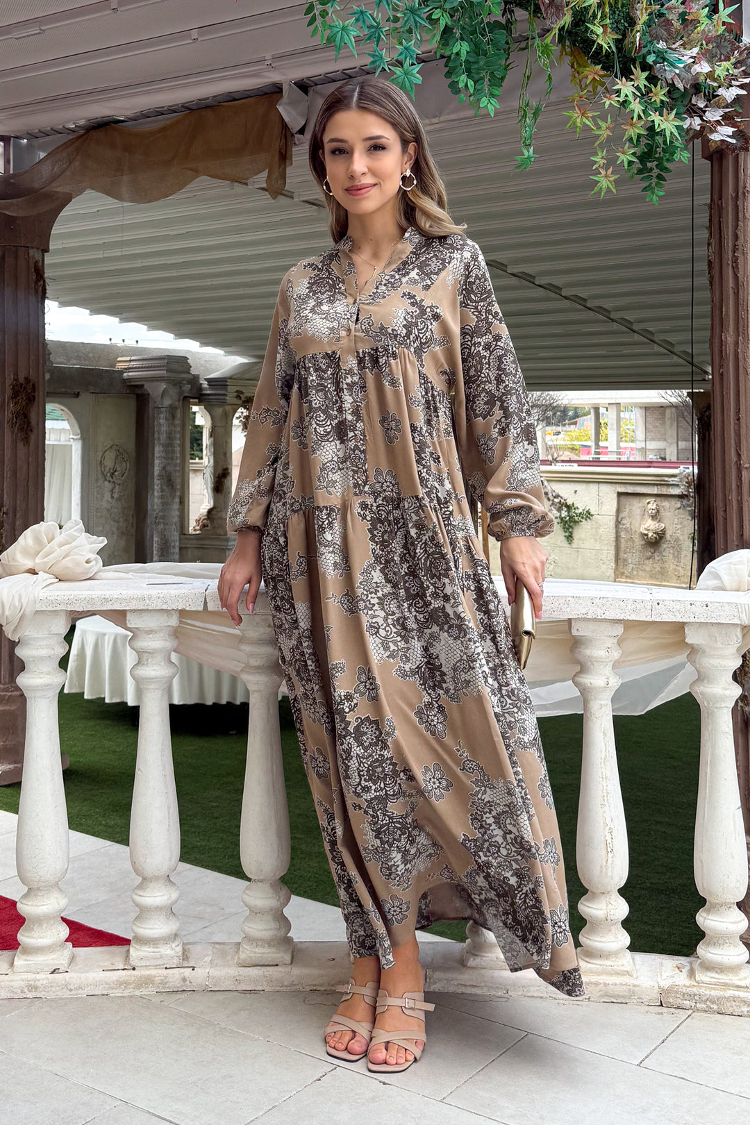 MPL Woman Patterned Dress 2423 - Brentwood