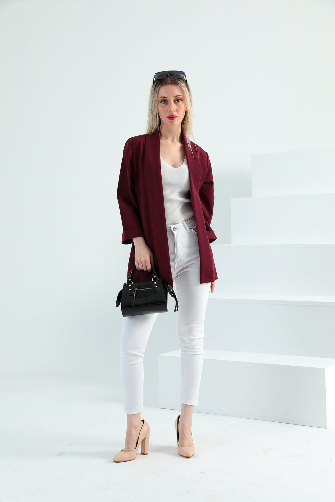 MPL Women's Shawl Collar Double Breasted Jacket - Warren