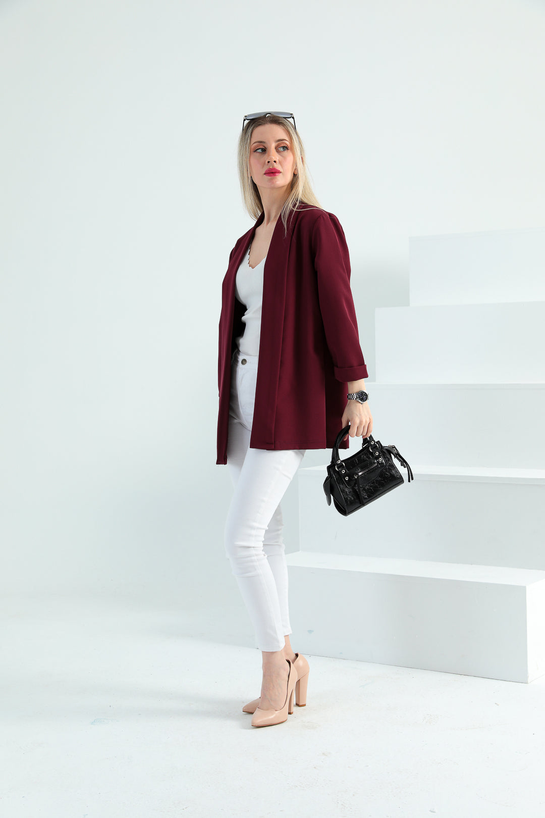 MPL Women's Shawl Collar Double Breasted Jacket - Warren