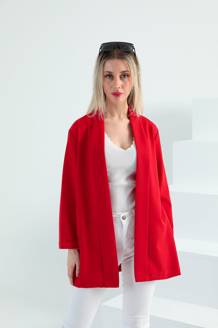 MPL Women's Shawl Collar Double Breasted Jacket - Rende