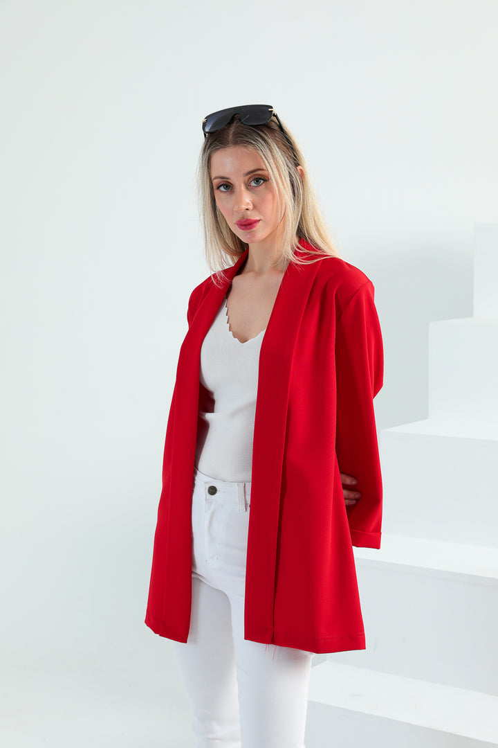 MPL Women's Shawl Collar Double Breasted Jacket - Rende