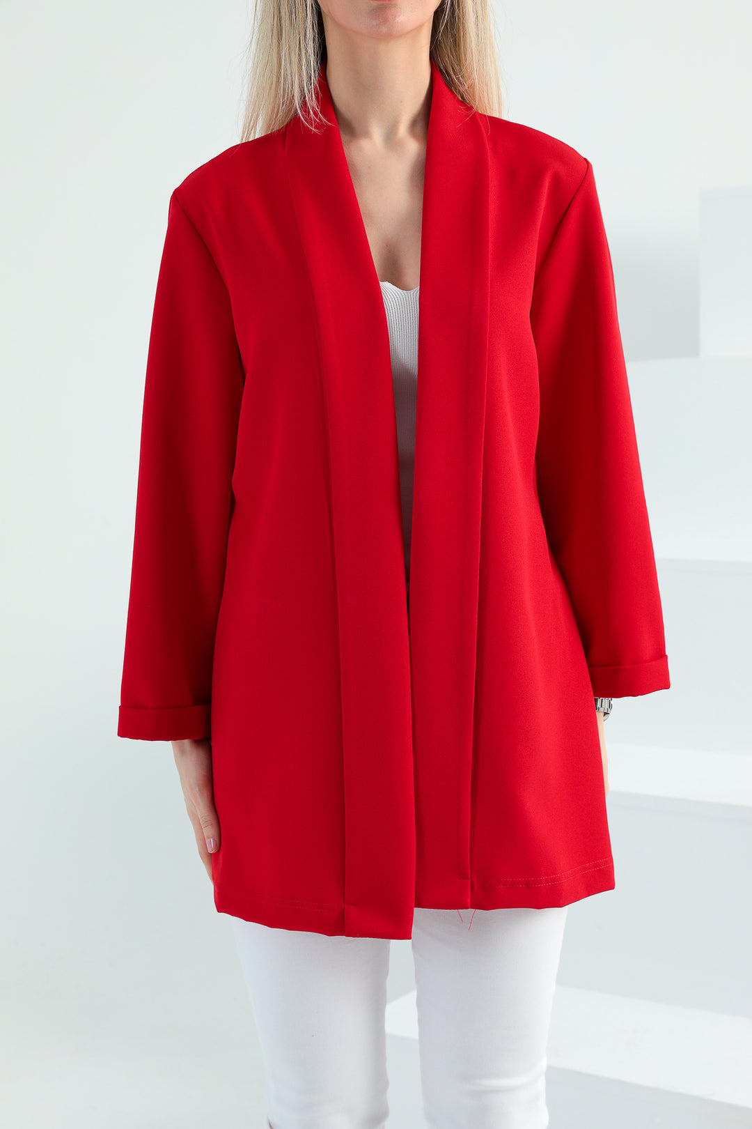 MPL Women's Shawl Collar Double Breasted Jacket - Rende
