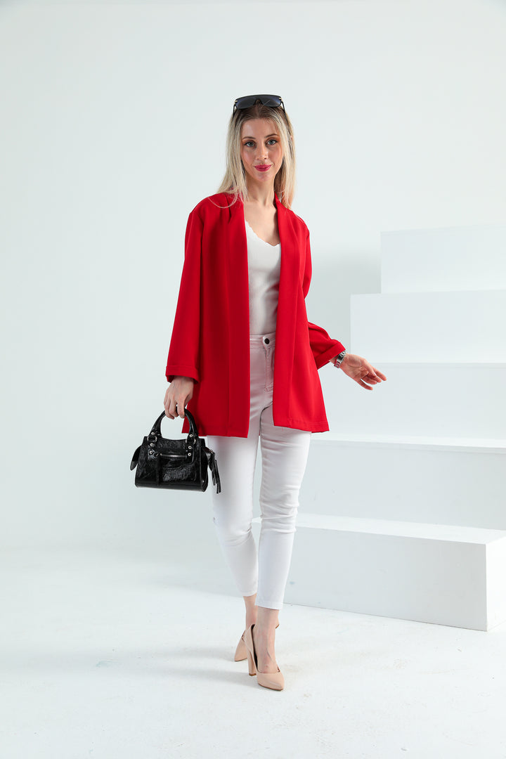 MPL Women's Shawl Collar Double Breasted Jacket - Rende