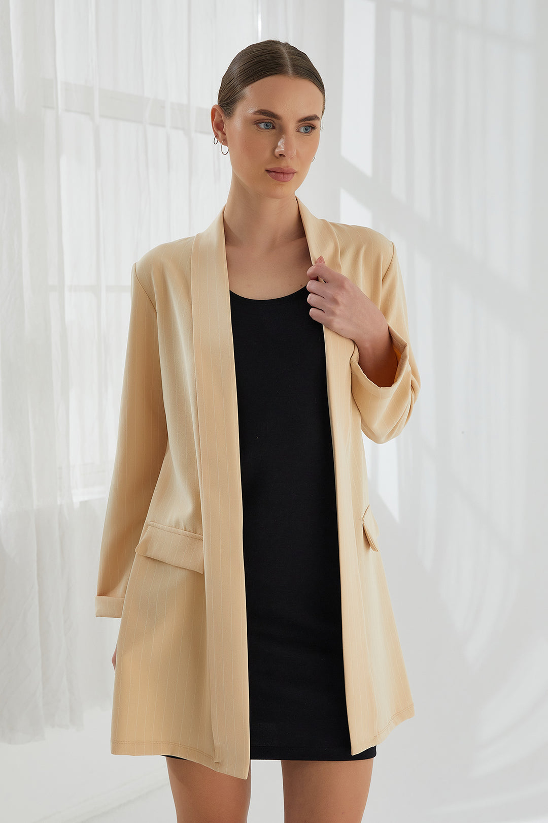 MPL Woman Double Breasted Long Jacket - Weslaco