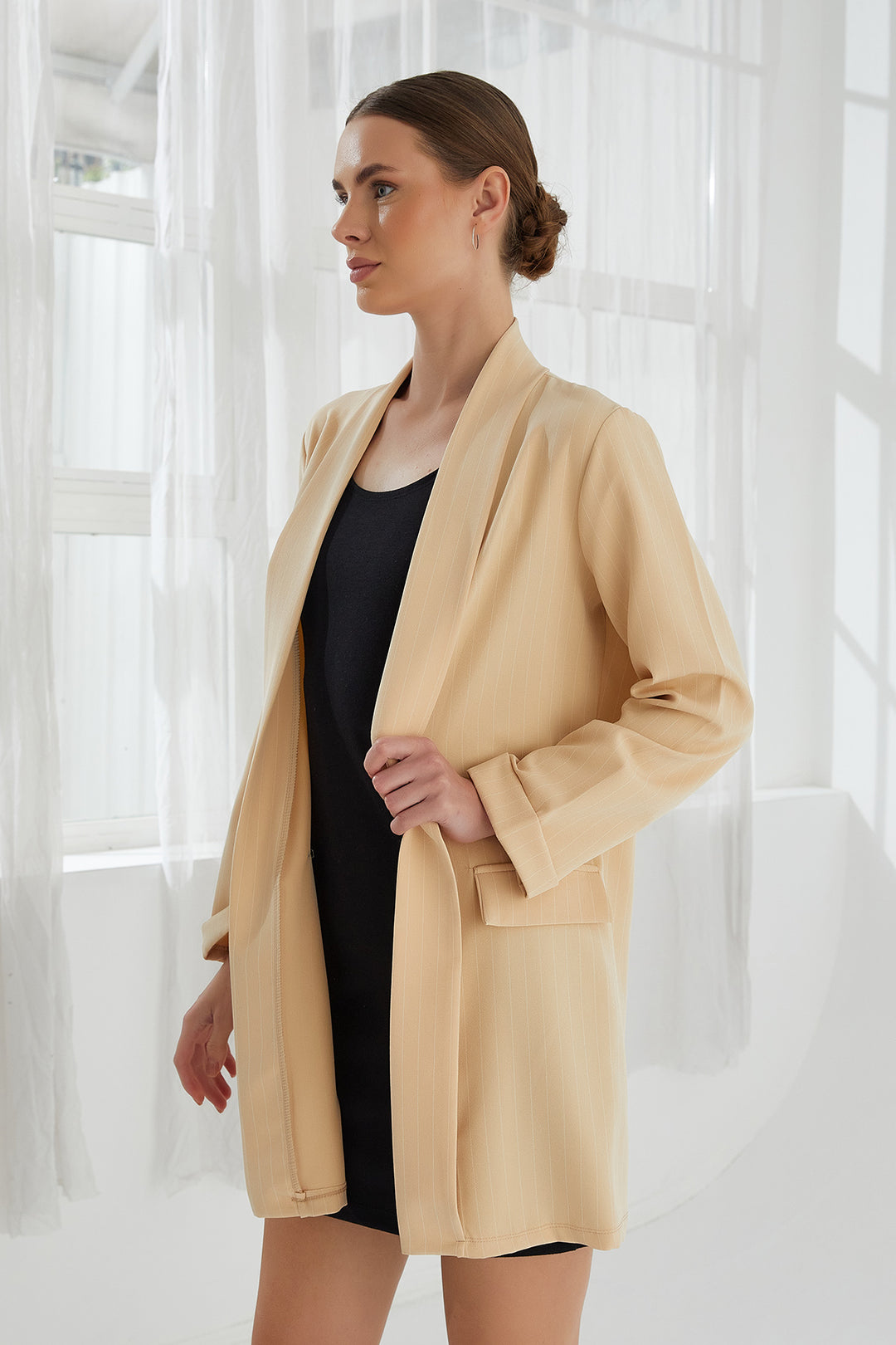 MPL Woman Double Breasted Long Jacket - Weslaco