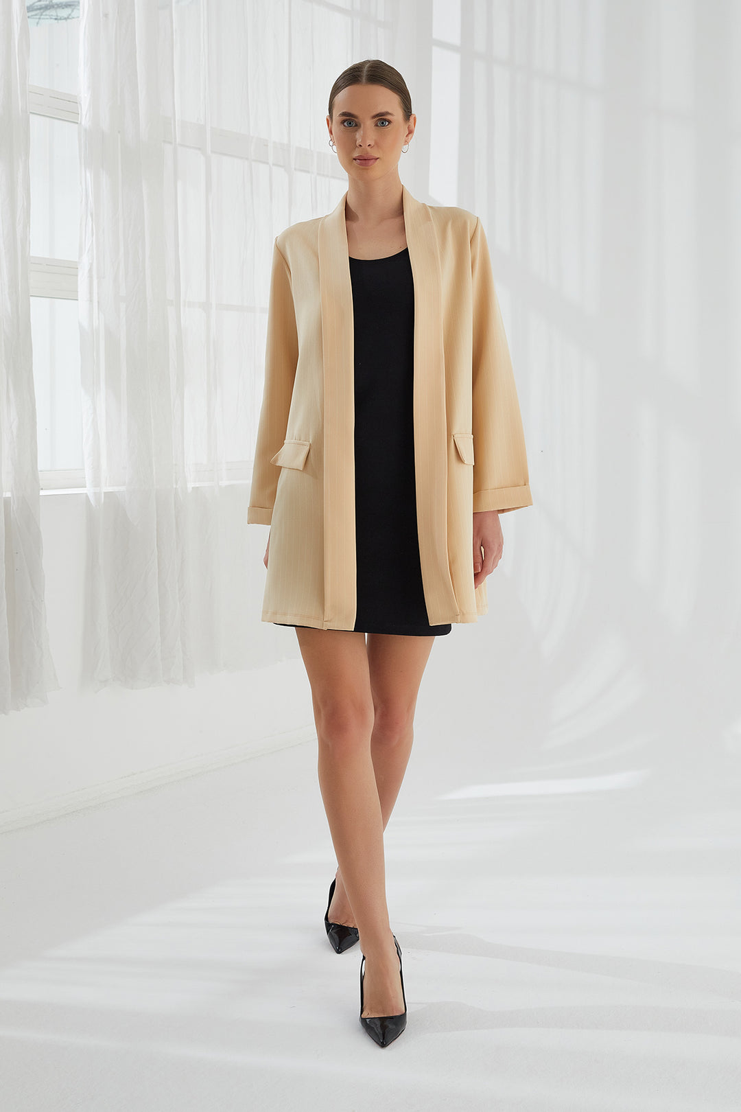 MPL Woman Double Breasted Long Jacket - Weslaco