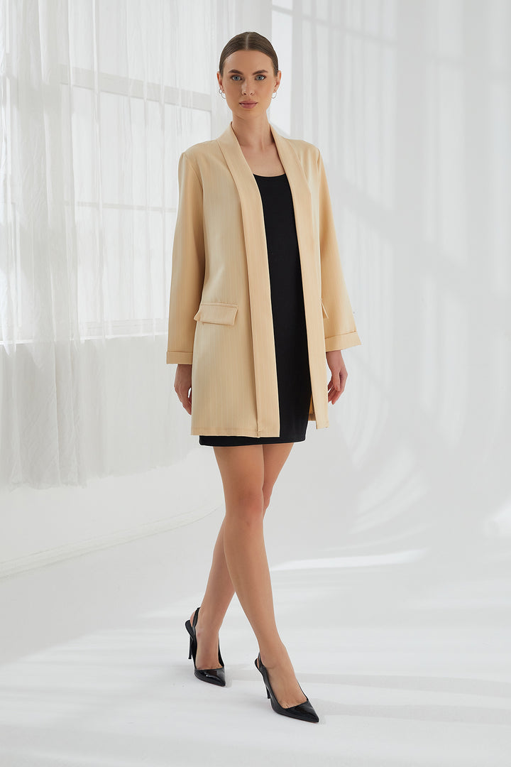 MPL Woman Double Breasted Long Jacket - Weslaco
