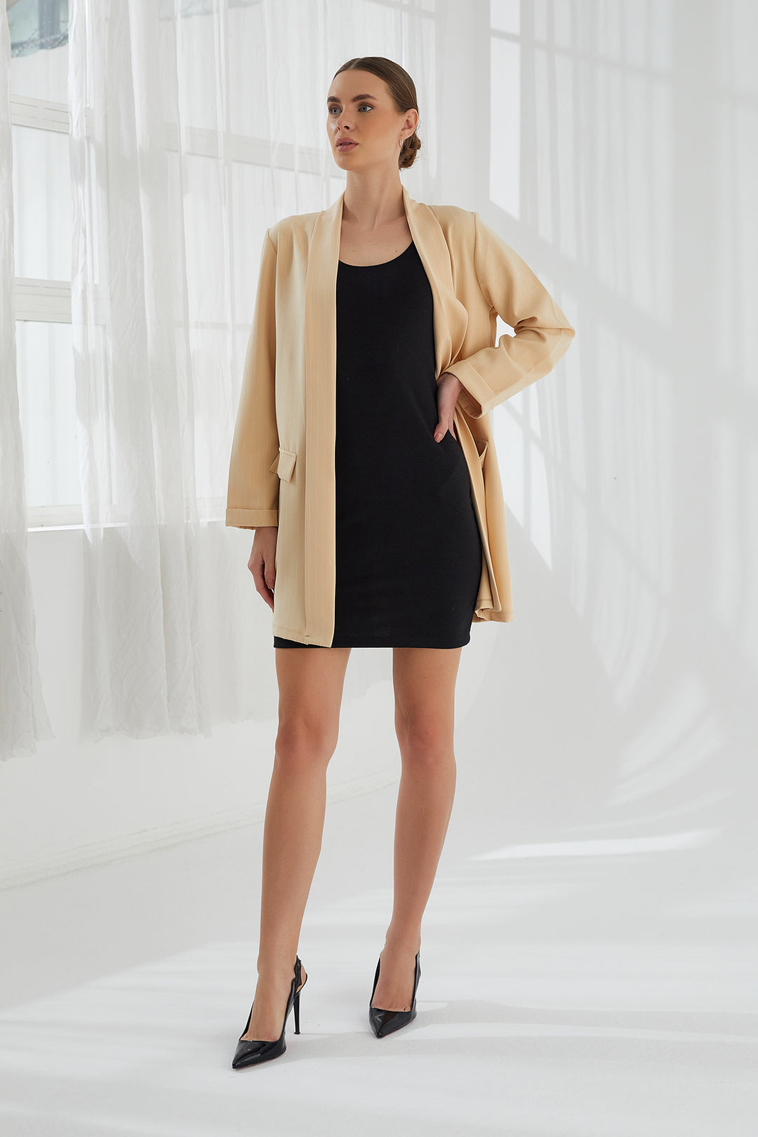 MPL Woman Double Breasted Long Jacket - Weslaco
