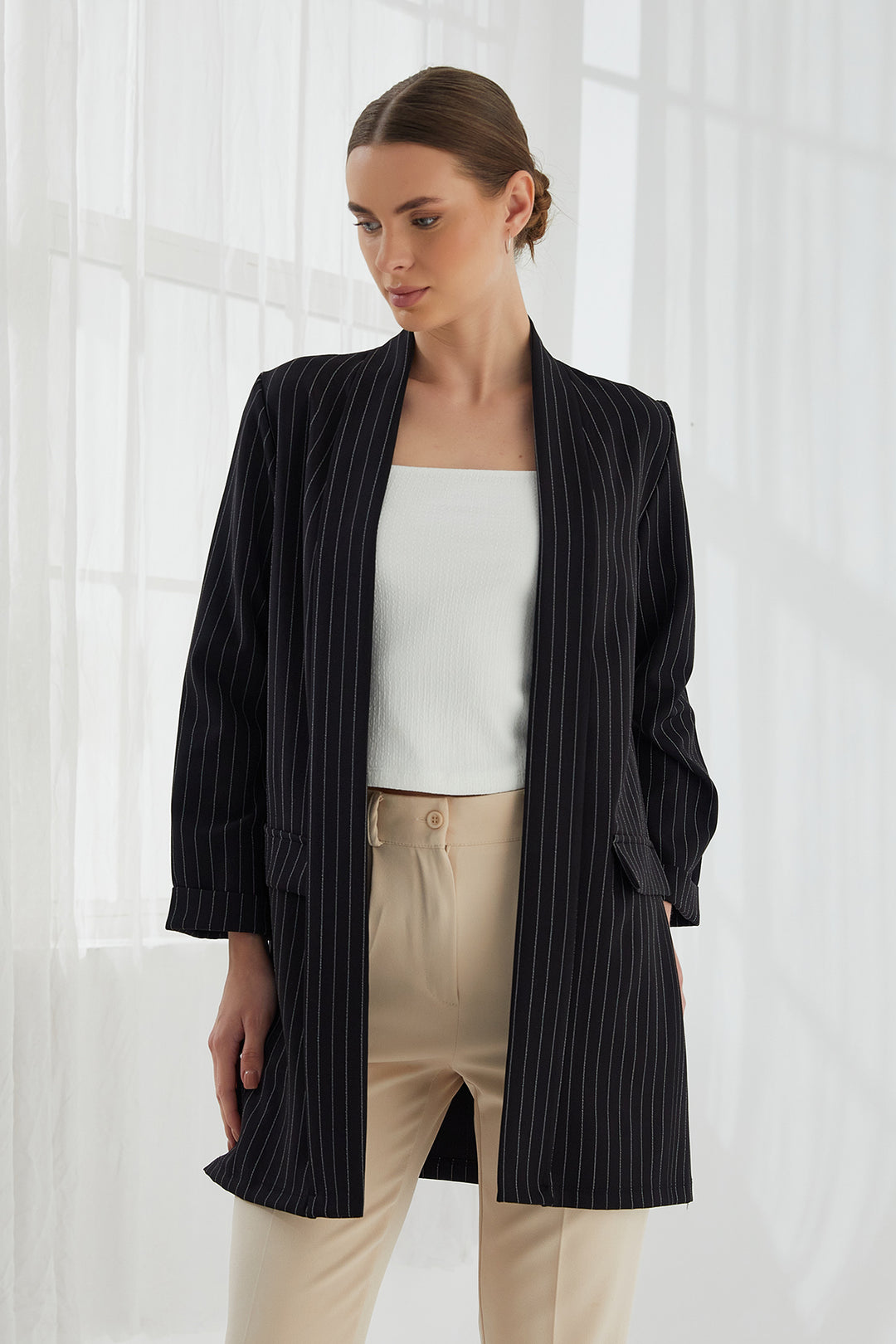 MPL Woman Double Breasted Long Jacket - Portsmouth