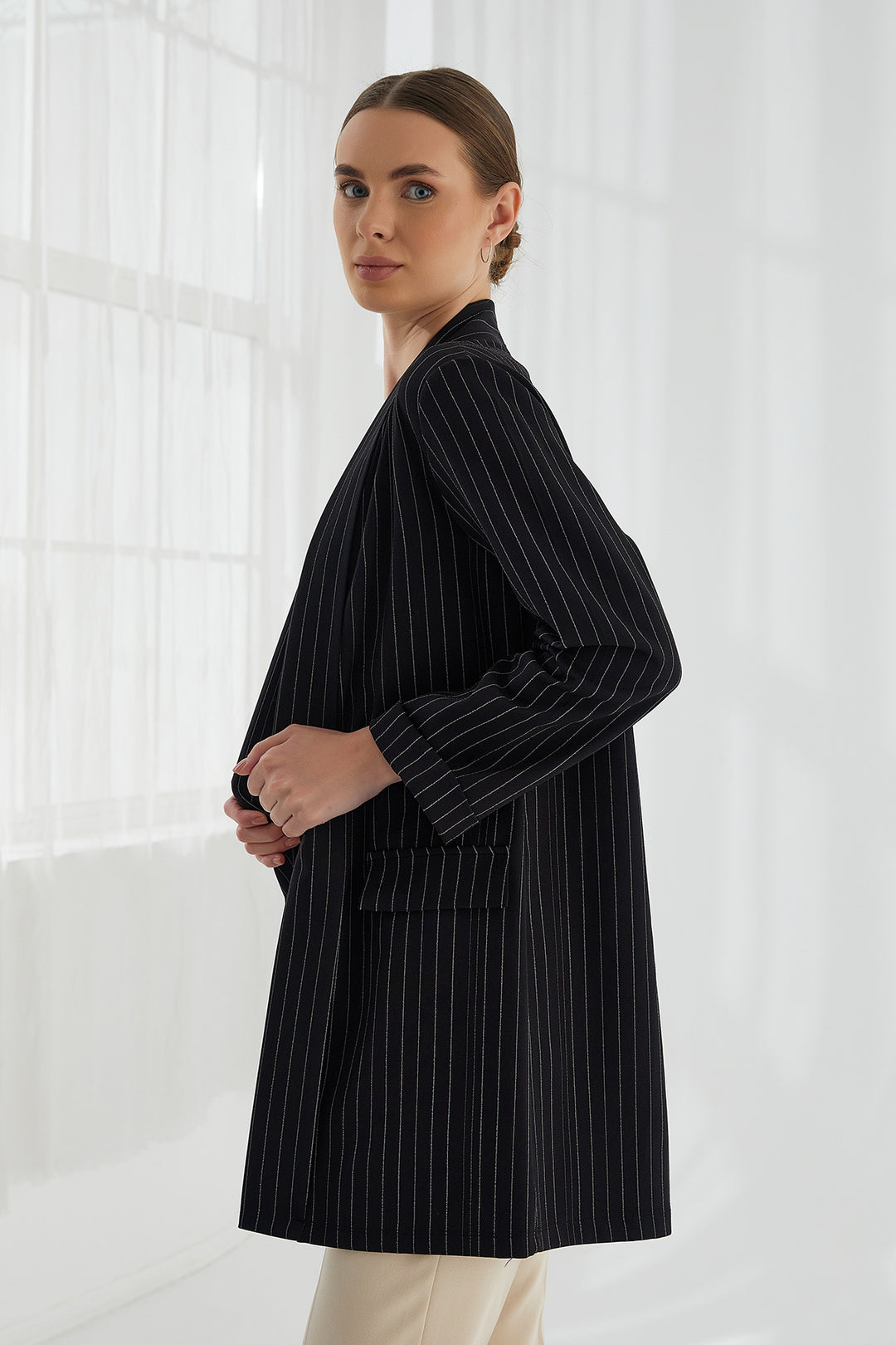 MPL Woman Double Breasted Long Jacket - Portsmouth