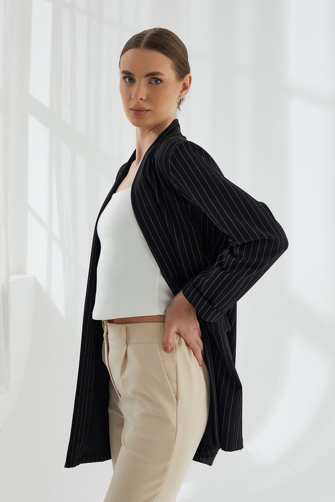 MPL Woman Double Breasted Long Jacket - Portsmouth