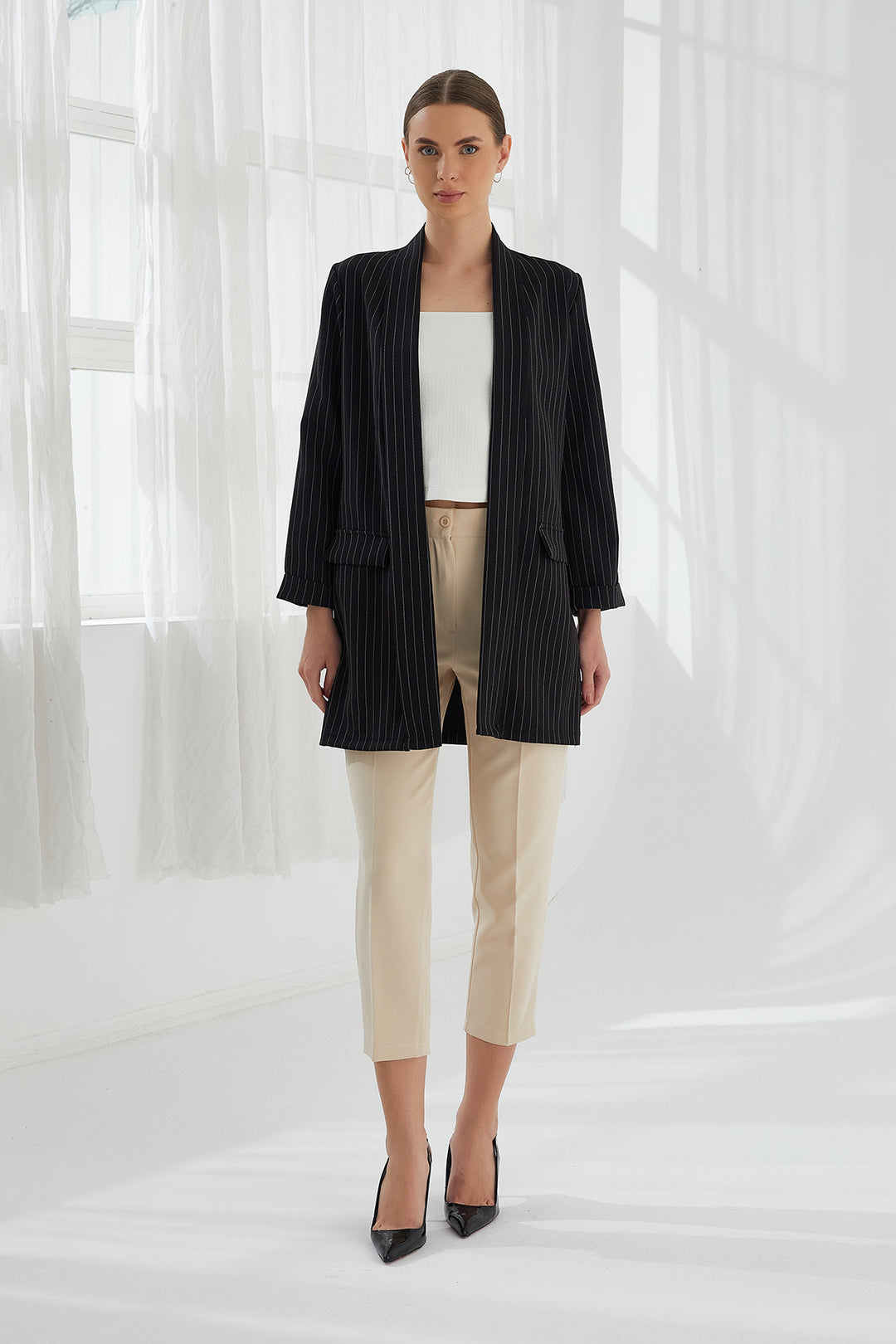 MPL Woman Double Breasted Long Jacket - Portsmouth