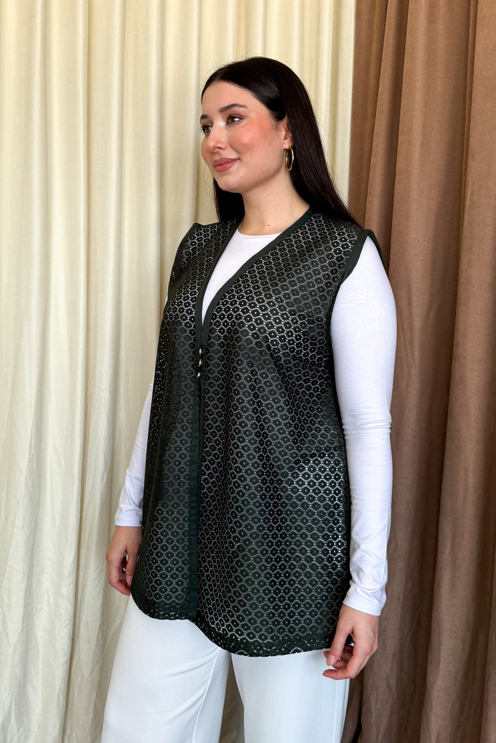 MPL Women's Plus Size Lace Short Vest - Waltham