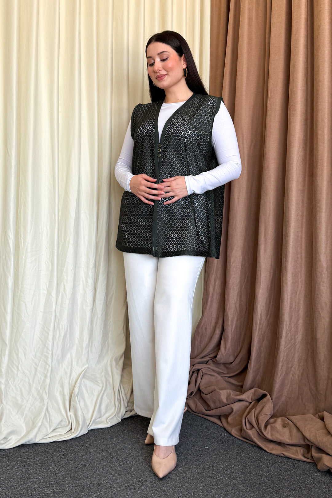 MPL Women's Plus Size Lace Short Vest - Waltham