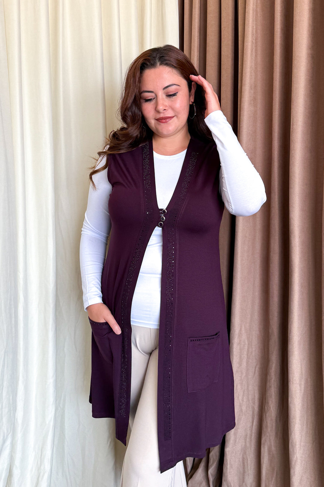 MPL Woman Long Vest 504 - Milton