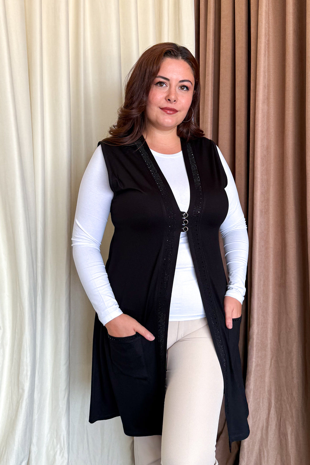 MPL Woman Long Vest 504 - Corsico