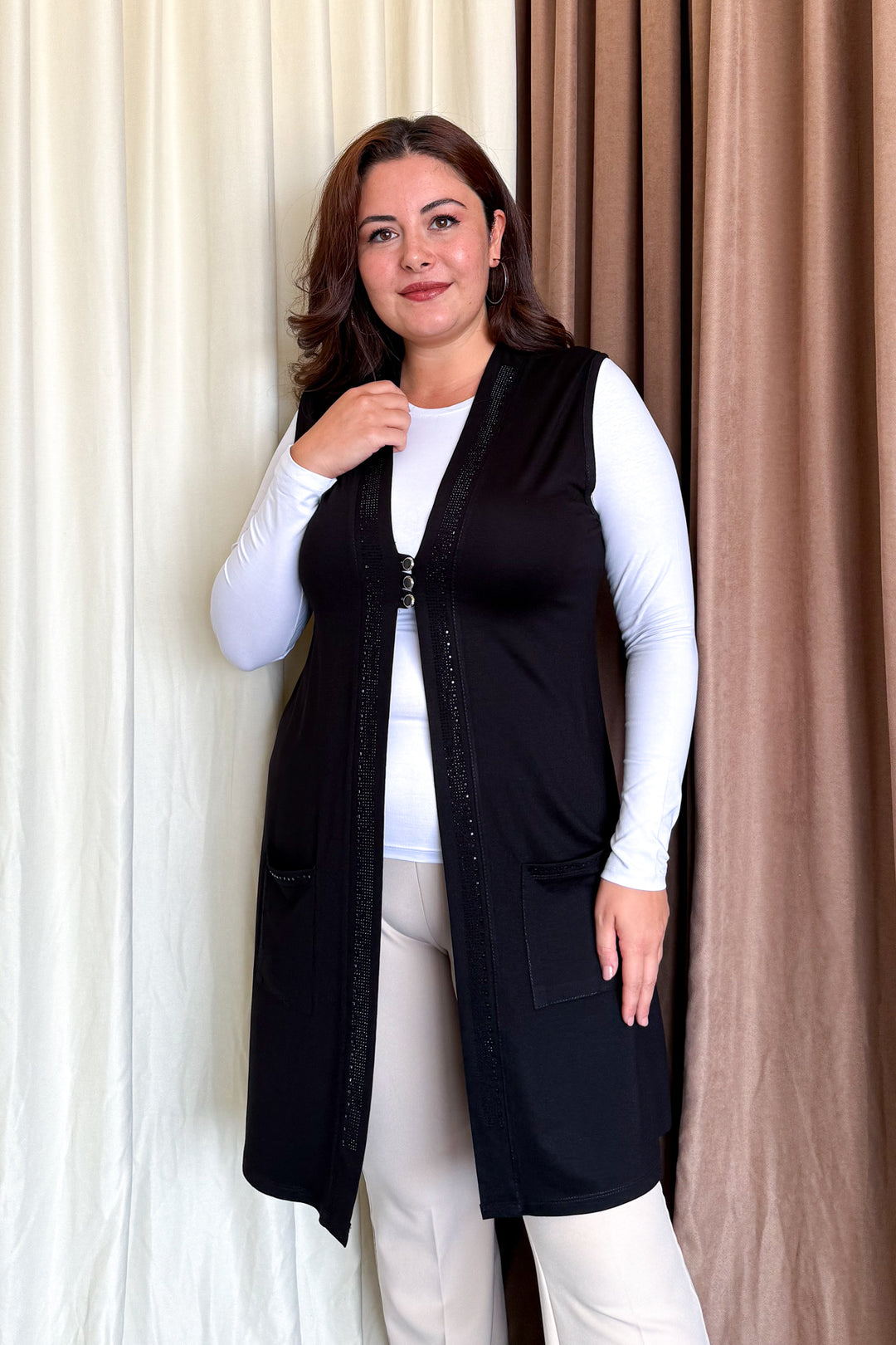 MPL Woman Long Vest 504 - Corsico