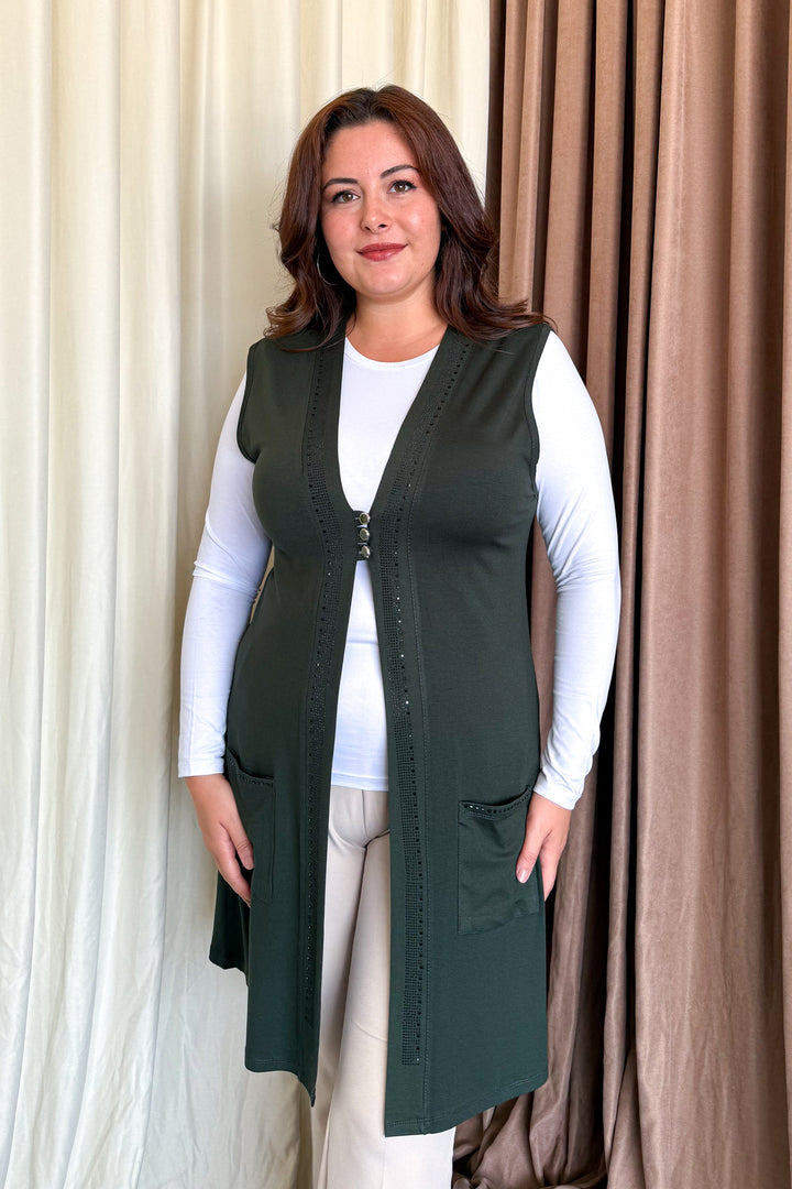 MPL Woman Plus Size Long Vest 504 - Onteniente