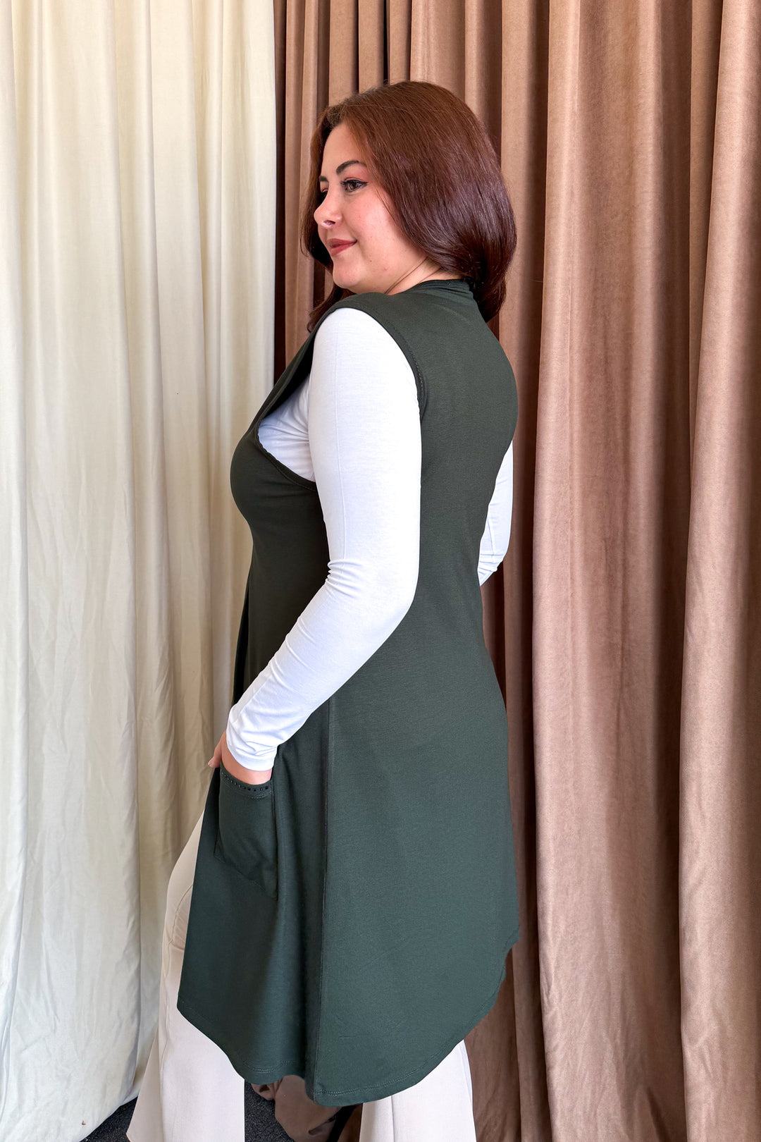 MPL Woman Plus Size Long Vest 504 - San Baudilio de Llobregat