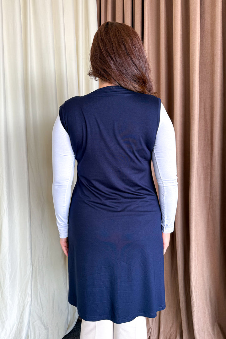 MPL Woman Plus Size Long Vest 504 - Martigues