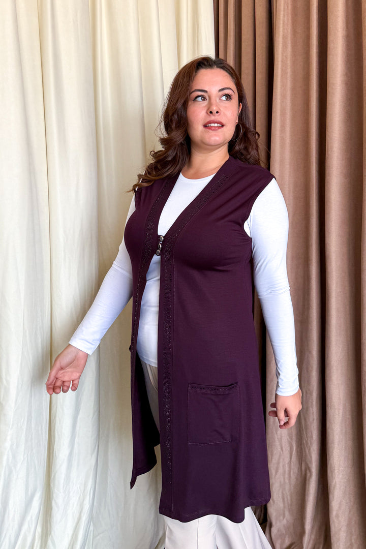 MPL Woman Plus Size Long Vest 504 - Burke