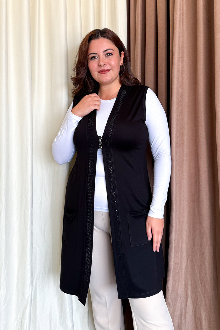 MPL Woman Plus Size Long Vest 504 - Melle