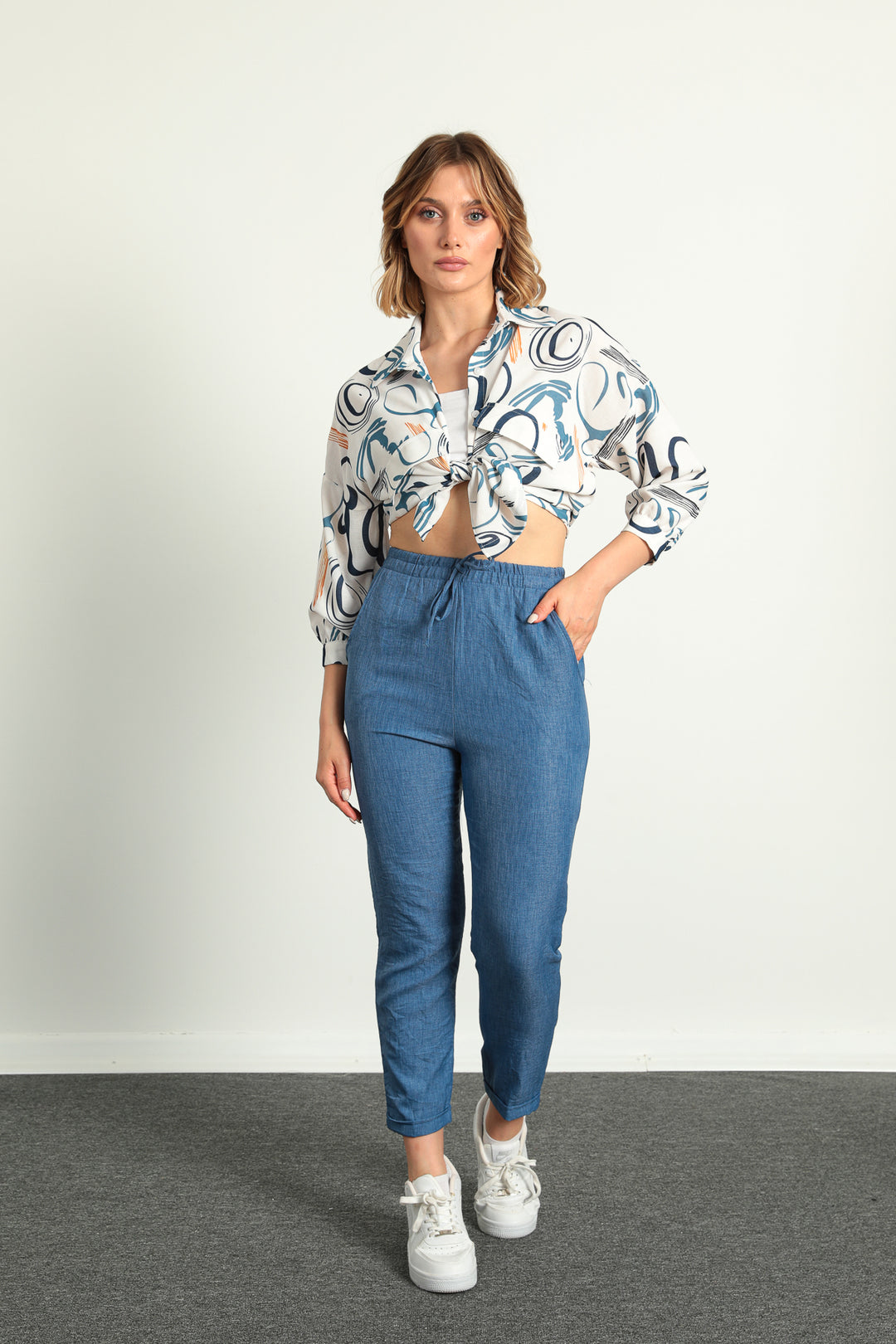MPL Woman's Linen Trousers - Pervomaisk