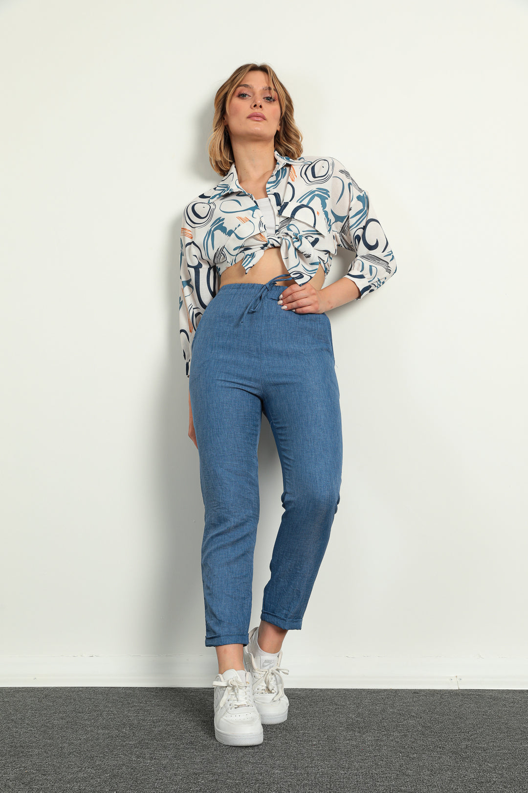 MPL Woman's Linen Trousers - Pervomaisk