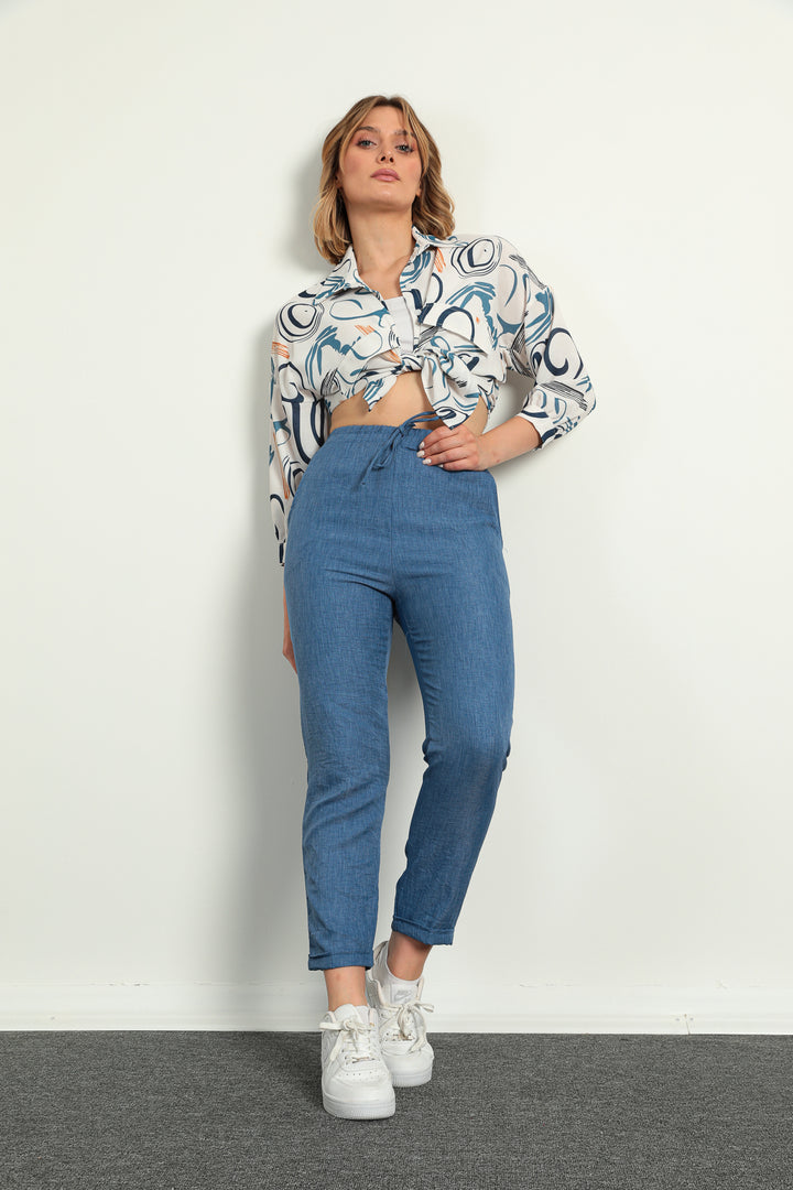 MPL Woman's Linen Trousers - Pervomaisk