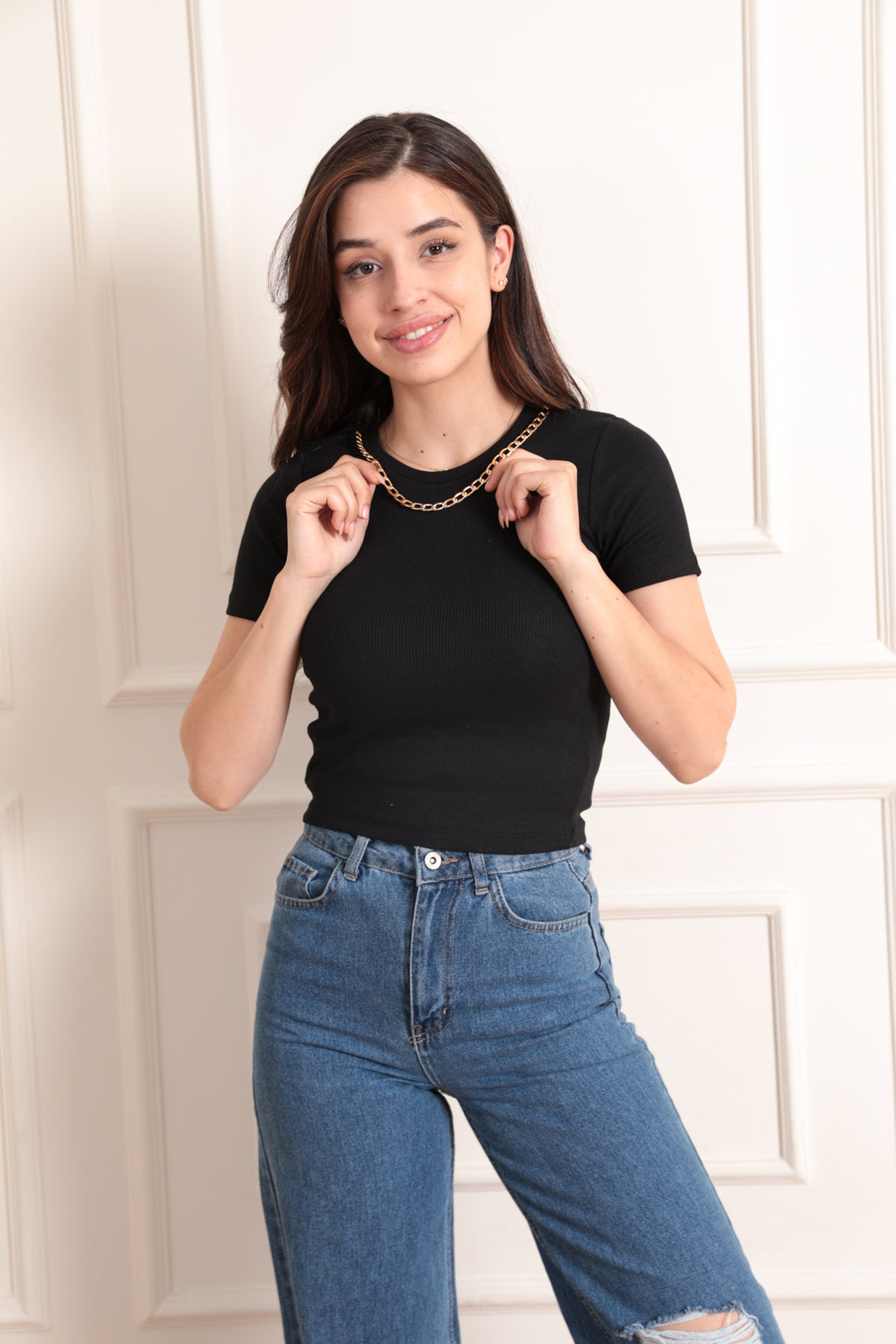 MPL Woman Necklace Strap Bodysuit 652 - Emden