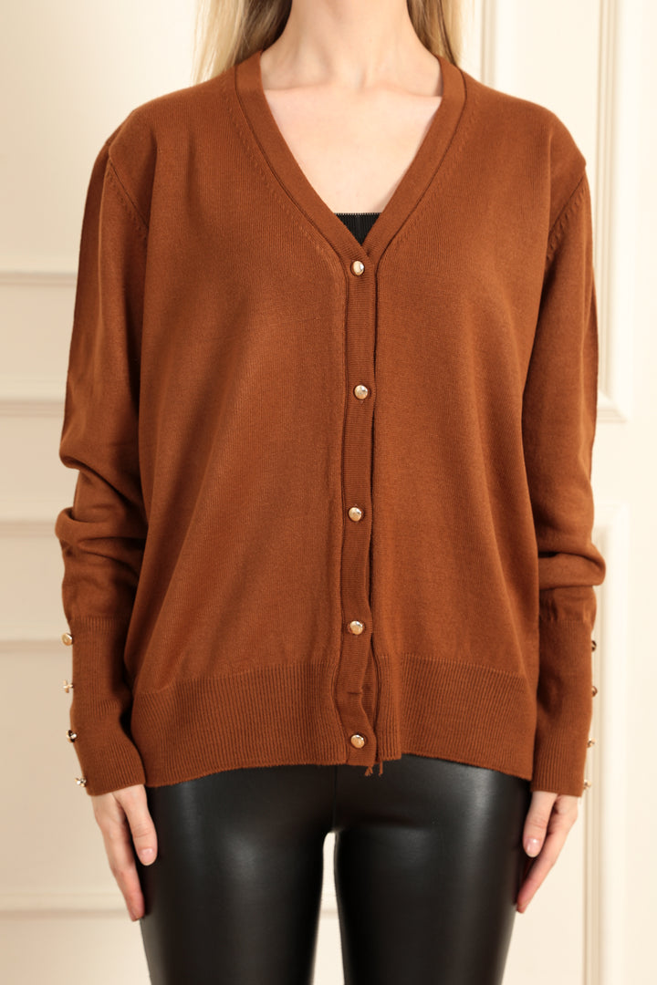 MPL Woman Cardigan with Metal Buttons 5512 - Wuppertal
