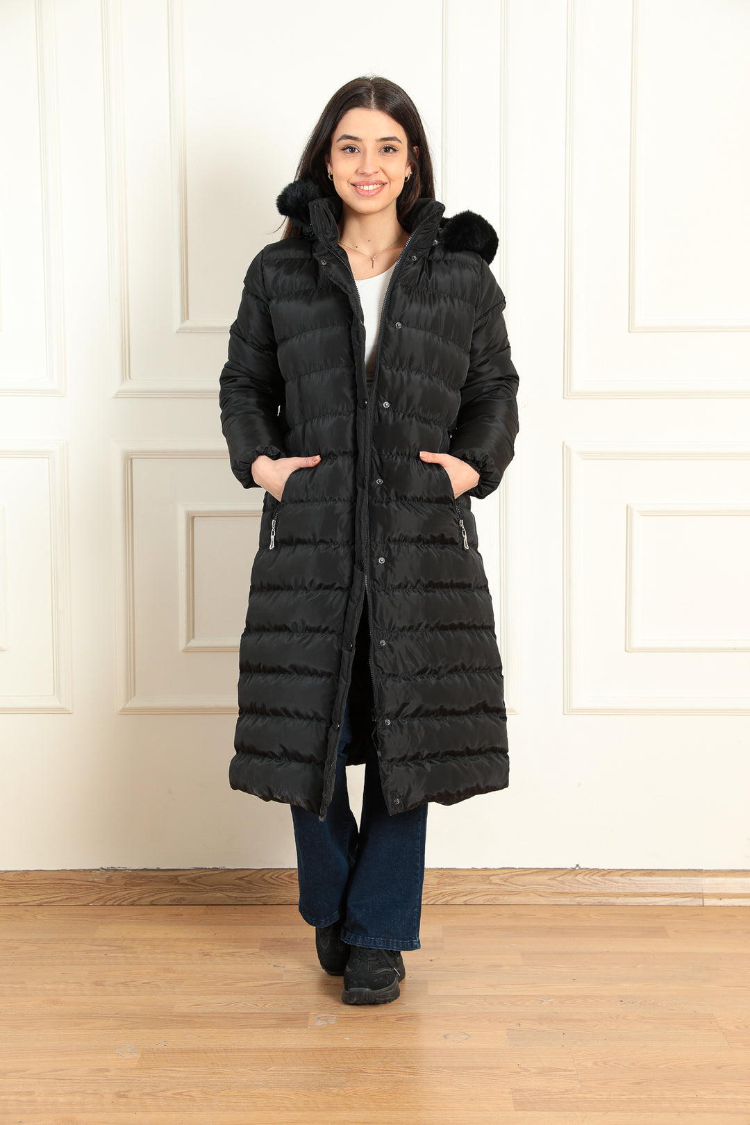 MPL Woman Belted Long Coat 4003 - Apaseo el Grande
