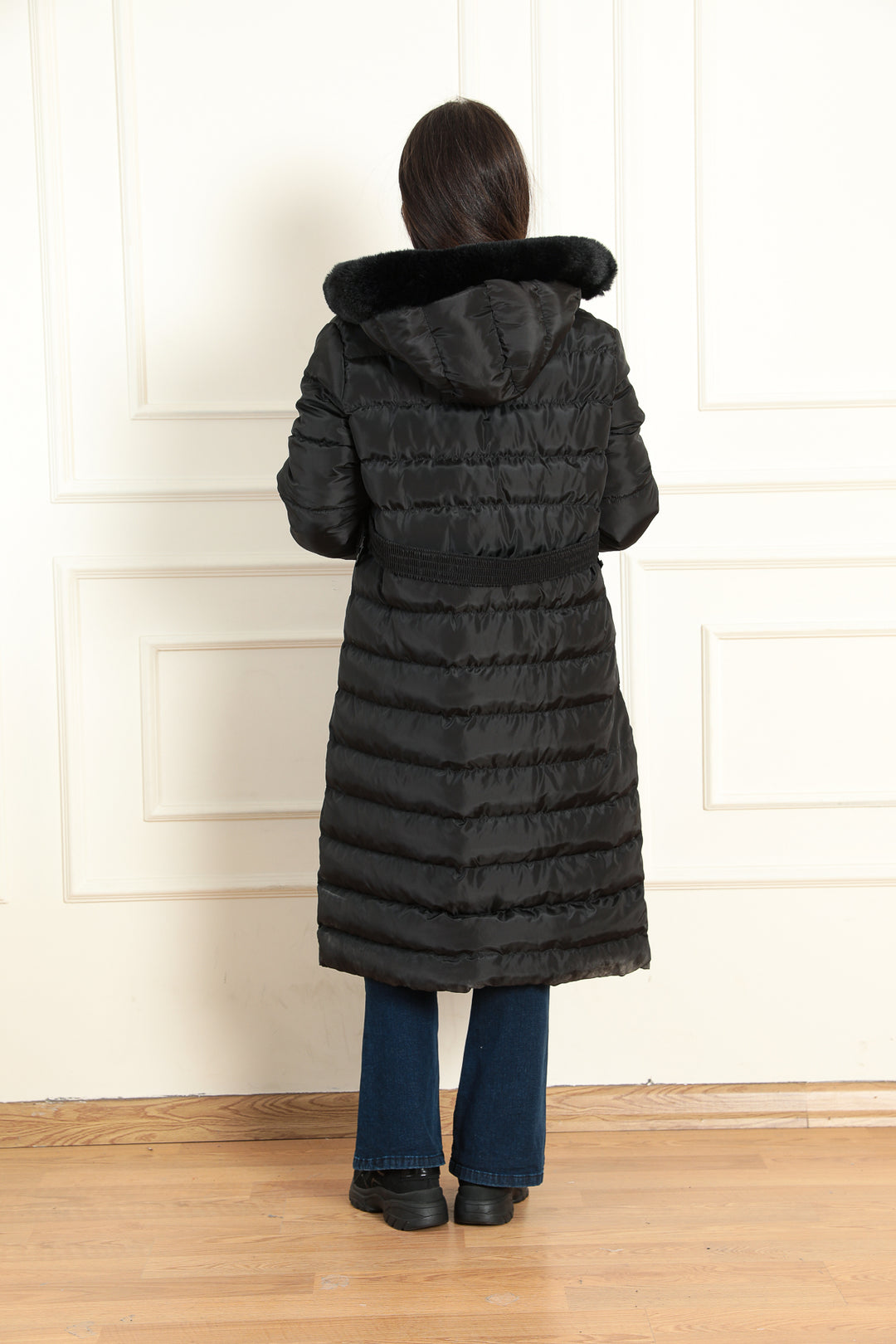 MPL Woman Belted Long Coat 4003 - Apaseo el Grande