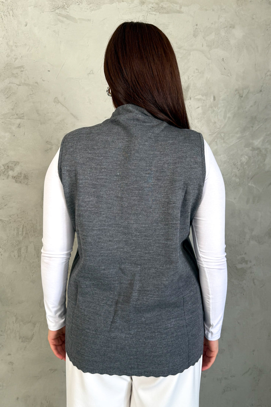 MPL Woman Acrylic Knit Fabric Vest - García