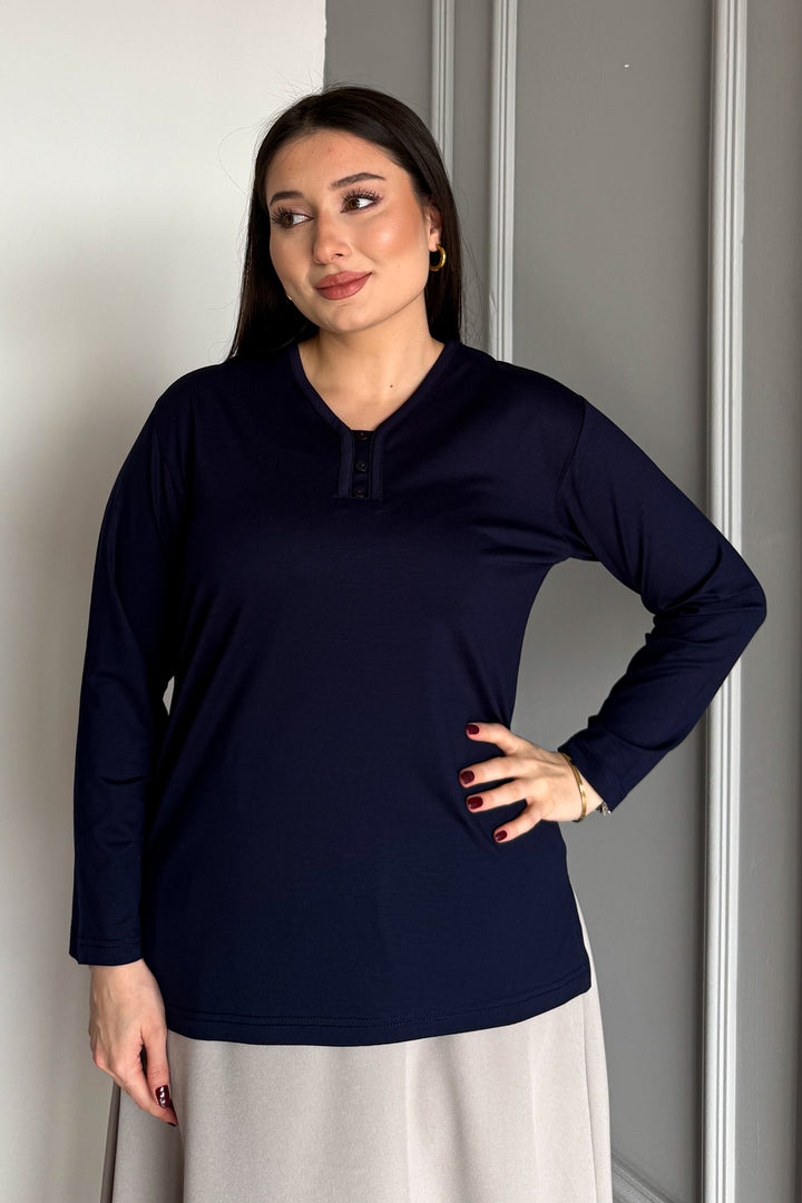 MPL Women's 3 Button Blouse - Cerignola