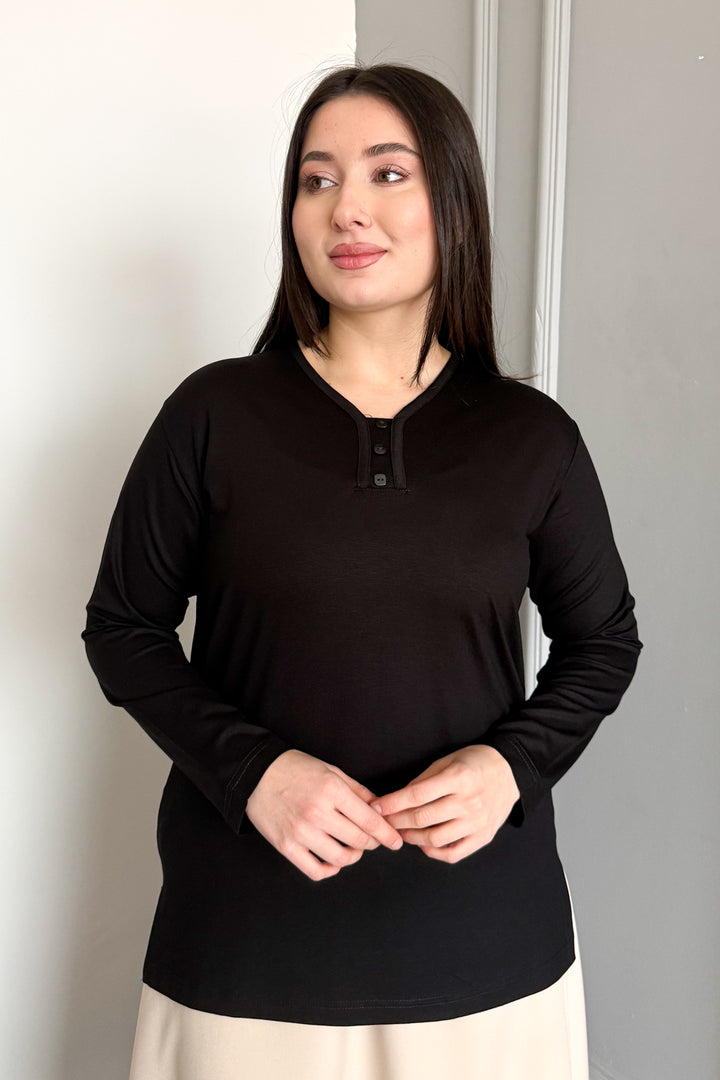 MPL Women's 3 Button Blouse - Surprise